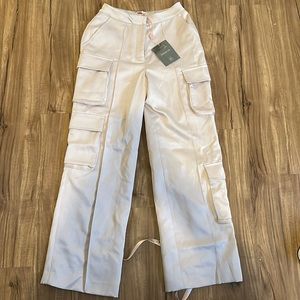 House of CB Satin Cargo Trousers